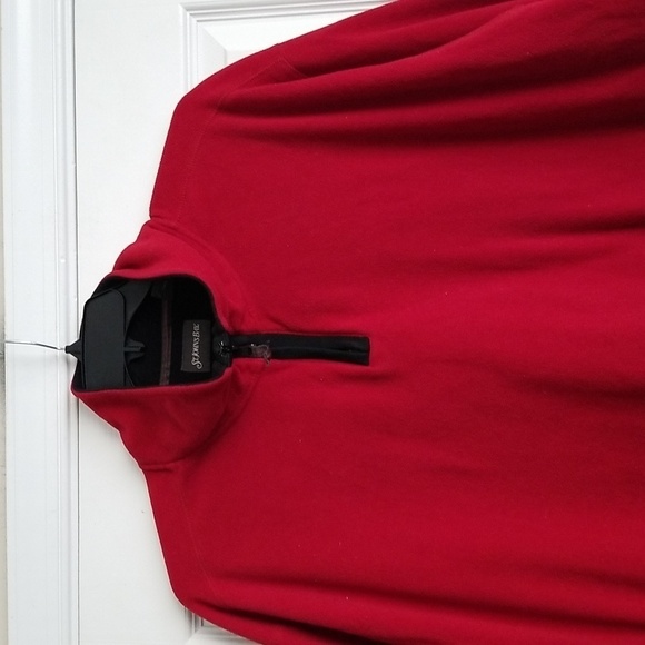 St. John's Bay Men's Quarter-Zip Fleece Pullover - Picture 4 of 11